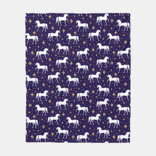 Couverture Polaire Licorne Magique