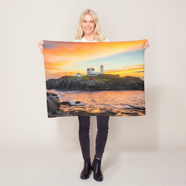 Couverture Polaire Lighthouses | Nubble Lighthouse Maine (En situation)