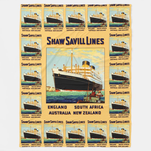 Couverture Polaire Ligne de Shaw Savill (Devant)