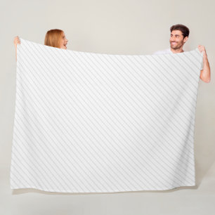 Couverture Polaire Lignes minces diagonales