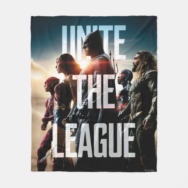 Couverture Polaire Ligue de Justice | Unissez La Ligue (Devant)