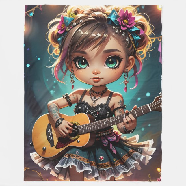 Couverture Polaire Lil Country Star (Devant)