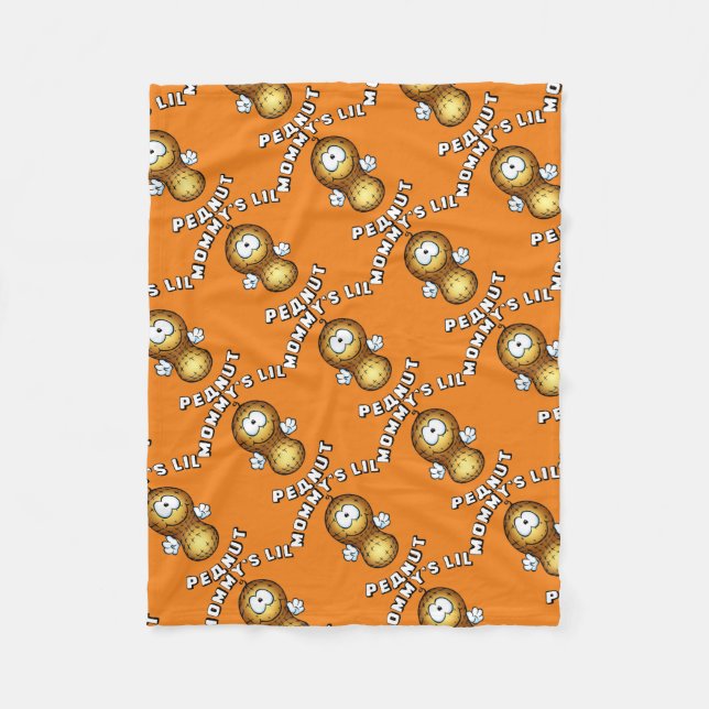 Couverture Polaire Lil Peanut de maman (Devant)