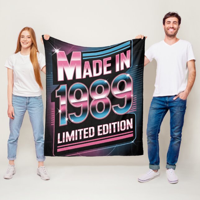 Couverture Polaire Limited Edition Retro 1989 Fleece Blanket (En situation)