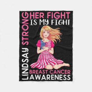 Couverture Polaire Lindsay Strong Breast Cancer Sensibilisation Son c