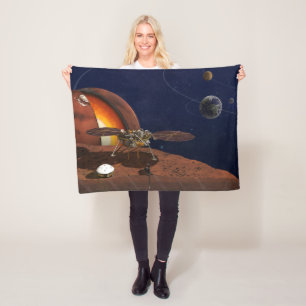 Couverture Polaire L'interprétation de l'artiste de la Lander de visi