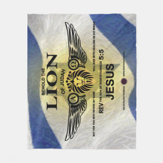 Couverture Polaire Lion de Juda