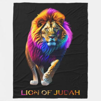 Couverture Polaire Lion de Juda
