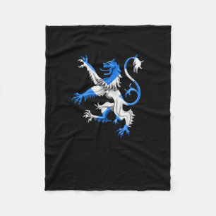 Couverture Polaire Lion écossais aux couleurs de St. Andrew