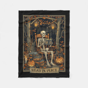 Couverture Polaire Lire En Paix Squelette Halloween Lire Livres Inter