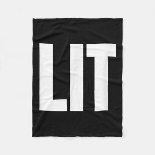 Couverture Polaire Lit Funny Gras Texte Mot Humour Dit