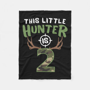Couverture Polaire Little Hunter Est 2 Anniversaires Garçons 2e Anniv