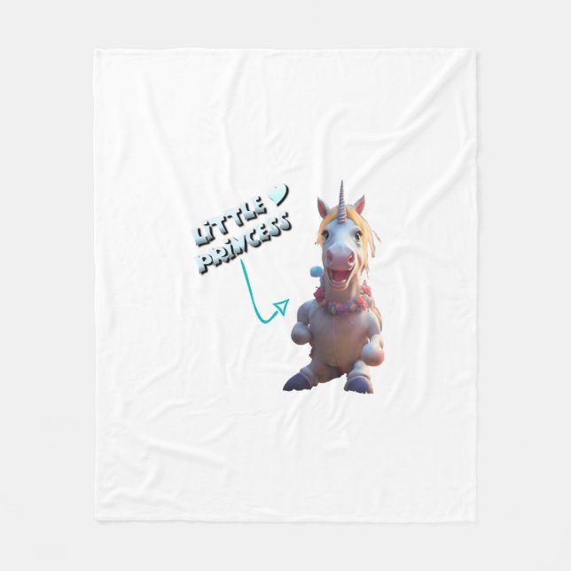 Couverture Polaire Little Princess (Devant)