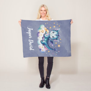 Couverture Polaire Little Star Dragon Boy Baby shower Cadeau