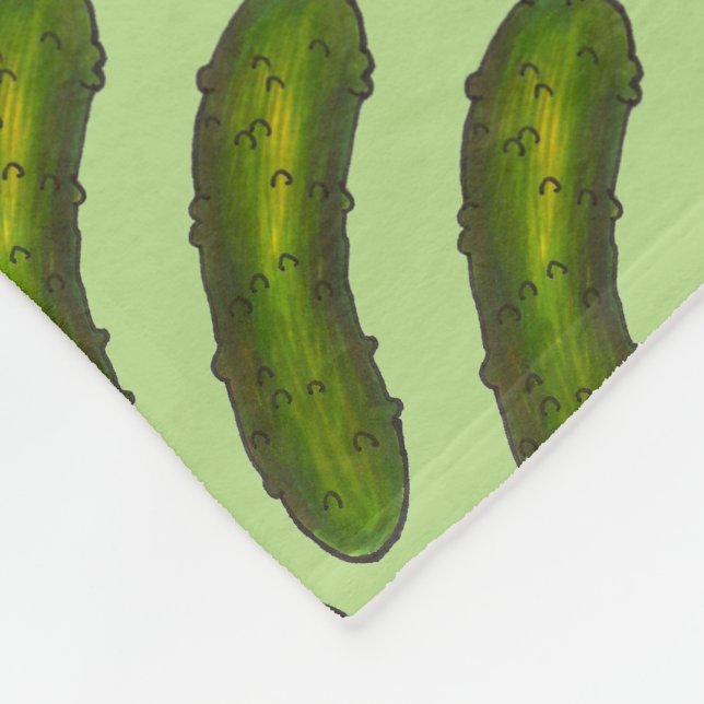 Couverture Polaire Livraison Green Kosher Dill Pickle Sour Pickles (Coin)