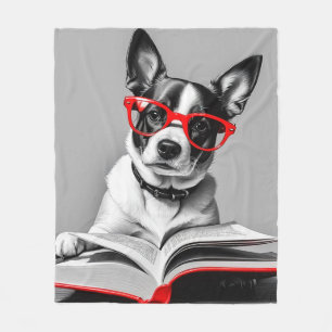 Couverture Polaire Livre de lecture de chien