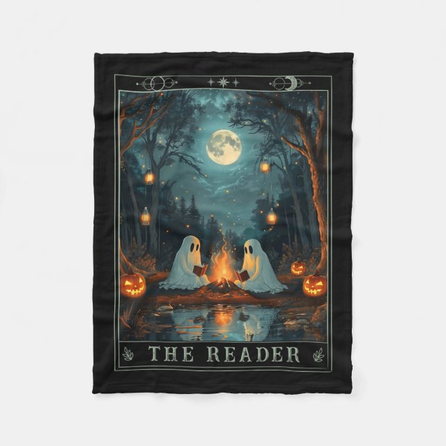 Couverture Polaire Livre de lecture de Reader Bookish mignon Éffrayan (Devant)
