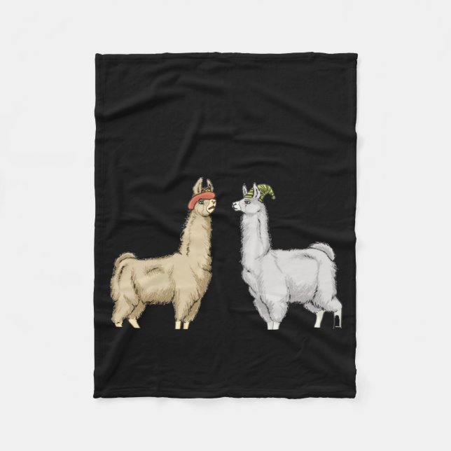 Couverture Polaire Llamas With Hats Carl  (Devant)