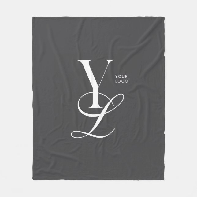 Couverture Polaire Logo Blanket Company Logo Gift Fleece Blanket (Devant)