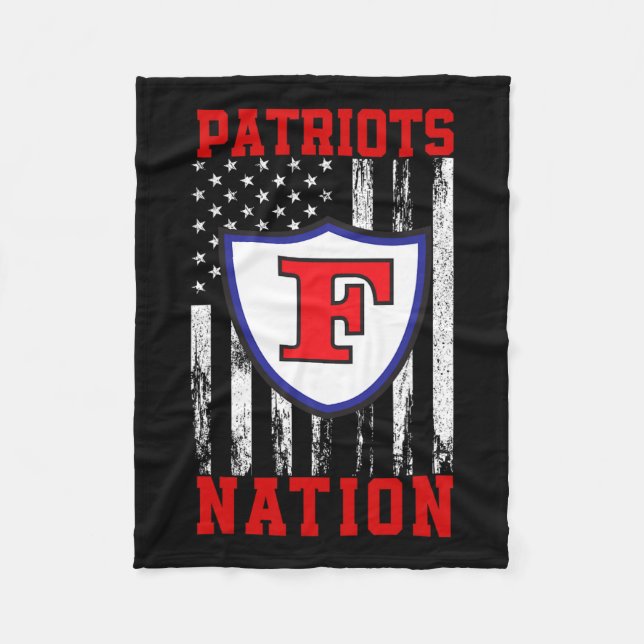 Couverture Polaire Logo De La Nation De Freedom Patriots (Devant)