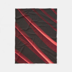Couverture Polaire Logo rouge et noir