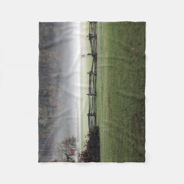 Couverture Polaire Lone Bull Elk le matin Mist (Devant)