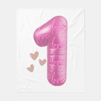 Couverture Polaire LONE LOVE – Unité, Paix & Vibes Positives