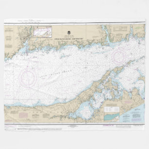 Couverture Polaire Long Island Sound Partie Est Carte Nautique