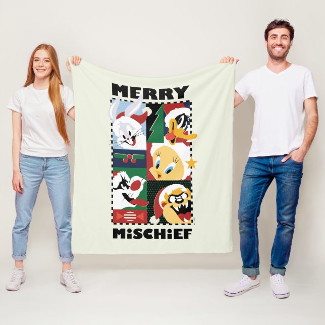 Couverture Polaire LOONEY TUNES™ Joyeux Mischief (En situation)