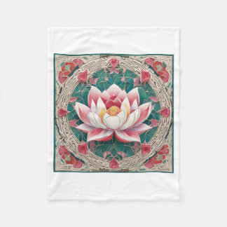 Couverture Polaire lotus