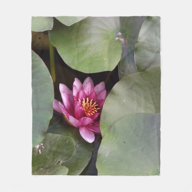 Couverture Polaire Lotus Blossom Rose (Devant)