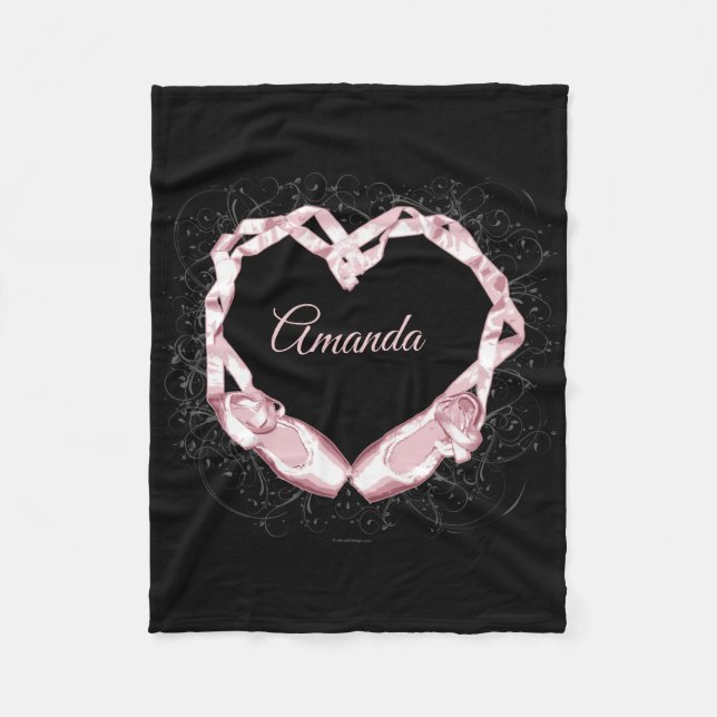 Couverture Polaire Love Ballet (Personnalisé) (Devant)