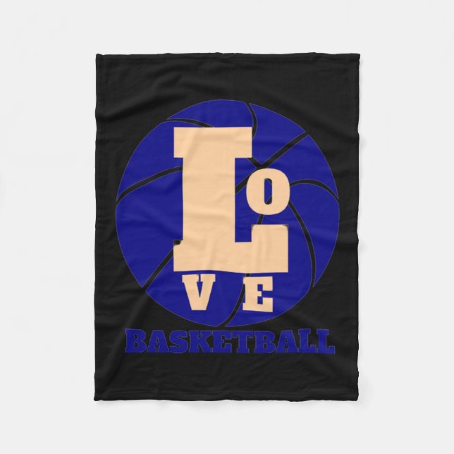 Couverture Polaire Love Basketball 3 (Devant)