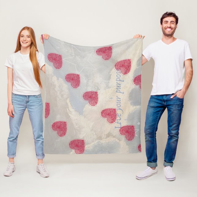 Couverture Polaire Love Fleece Blanket (En situation)
