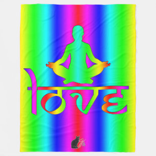 Couverture Polaire Love Rainbow Intentions Blanket polaire