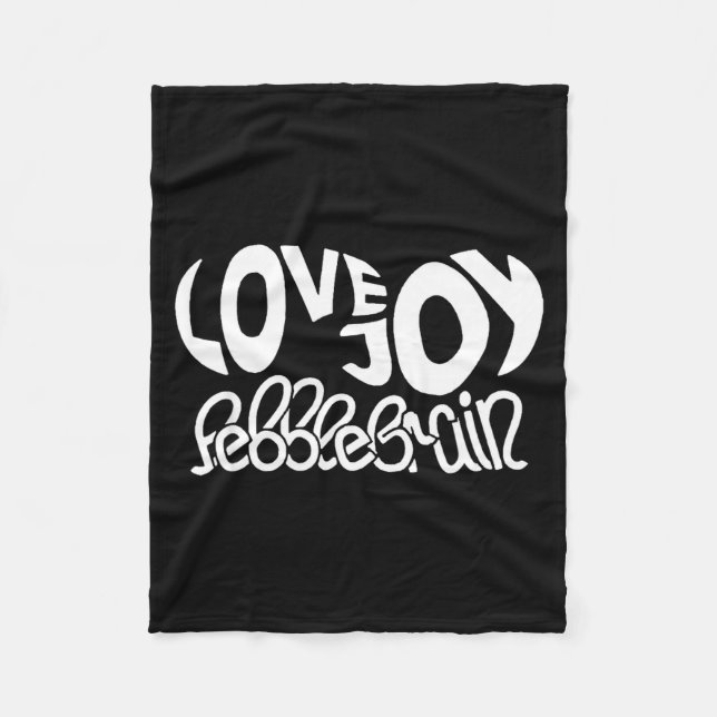 Couverture Polaire Lovejoy Fan Gift Graphic Design Music Lover  (Devant)