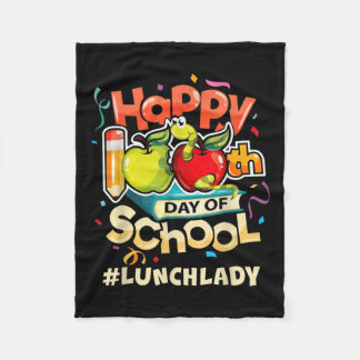 Couverture Polaire Lunch Lady Bonne 100E Jour D'École