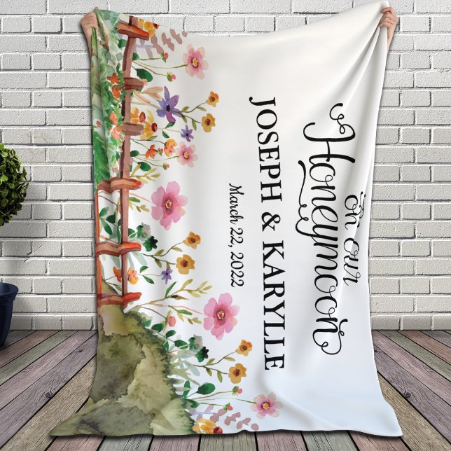 Couverture Polaire Lune de miel Blanket personnalisée pour les jeunes (Créateur téléchargé)