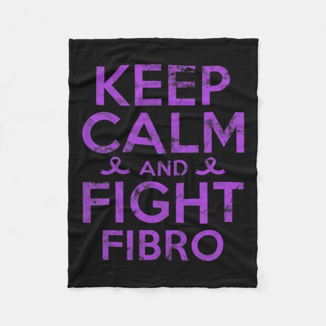 Couverture Polaire Lutte de sensibilisation à la fibromyalgie (Devant)