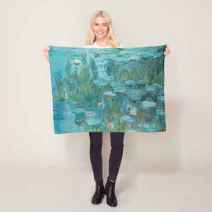 Couverture Polaire Lys d'eau (par Claude Monet, 1915)