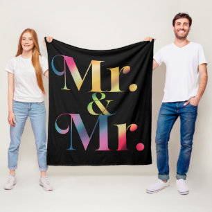 Couverture Polaire M. & M. Gay Enterrement de Vie de Garçon Mariage G