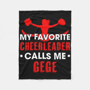 Couverture Polaire Ma pom-pom girl préférée m'appelle Gege Cheerleadi