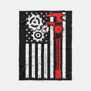 Couverture Polaire Machiniste Patriotic Machine Tools Opérateur Indep