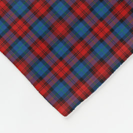 Couverture Polaire MacLachlan Clan Royal Blue et Red Tartan