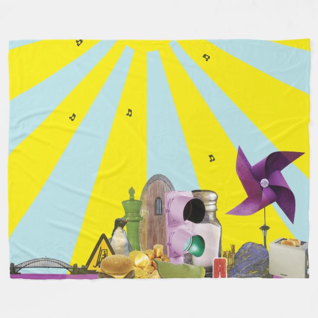 Couverture Polaire Magic City Blanket (Devant (Horizontal))