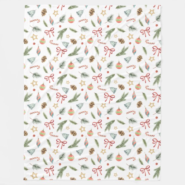 Couverture Polaire Magie de Noël (Devant)