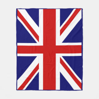 Couverture Polaire Magnifique drapeau du Royaume-Uni, l'Union Jack en