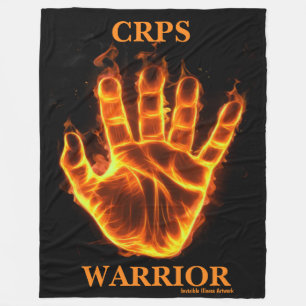 Couverture Polaire Main/Flammes...CRPS