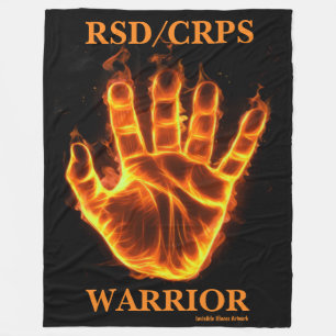 Couverture Polaire Main/Flammes...RSD/CRPS