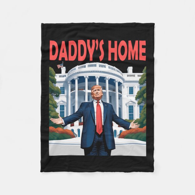 Couverture Polaire Maison Blanche de Trump Daddy (Devant)